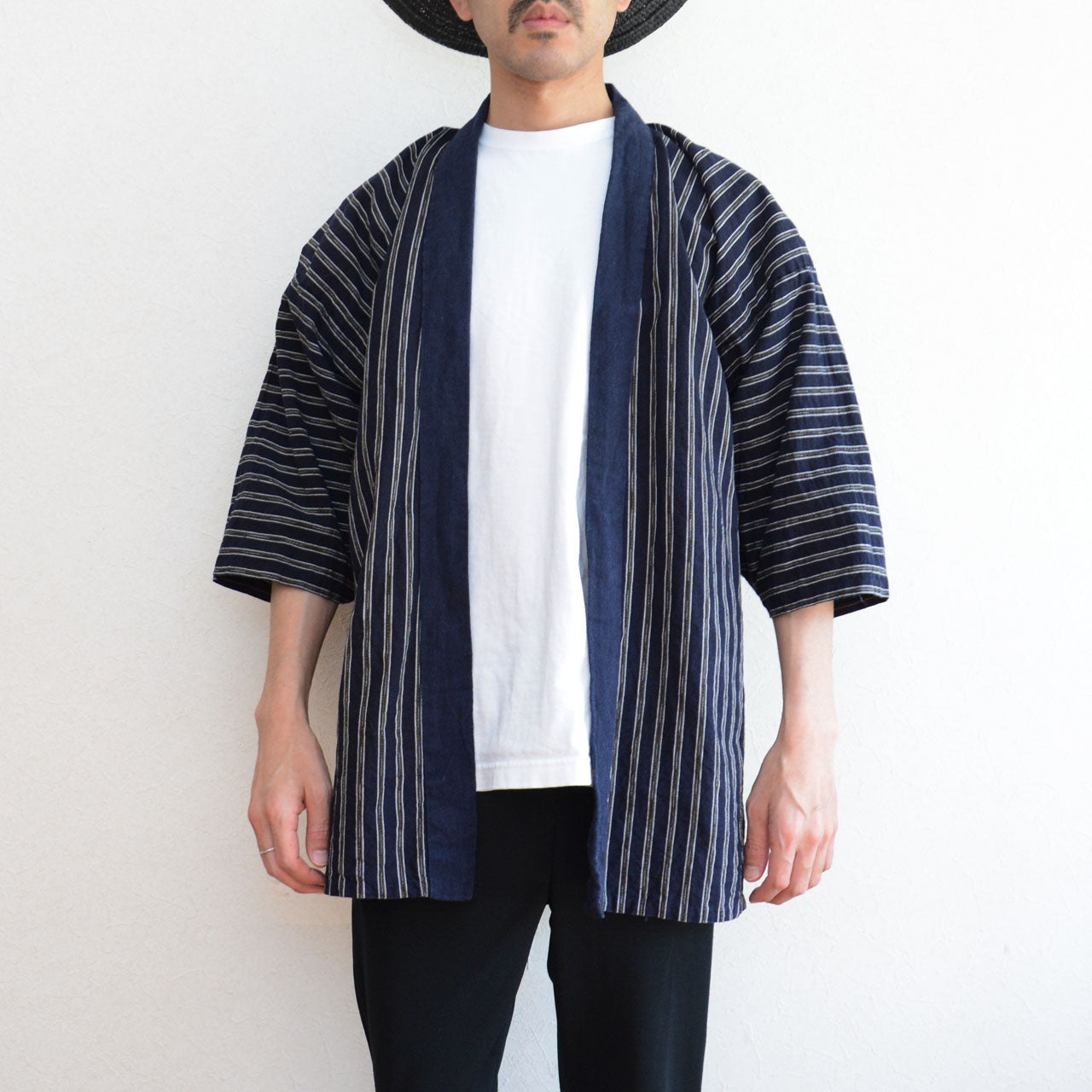 Noragi jacket showing natural fading and the passage of time.