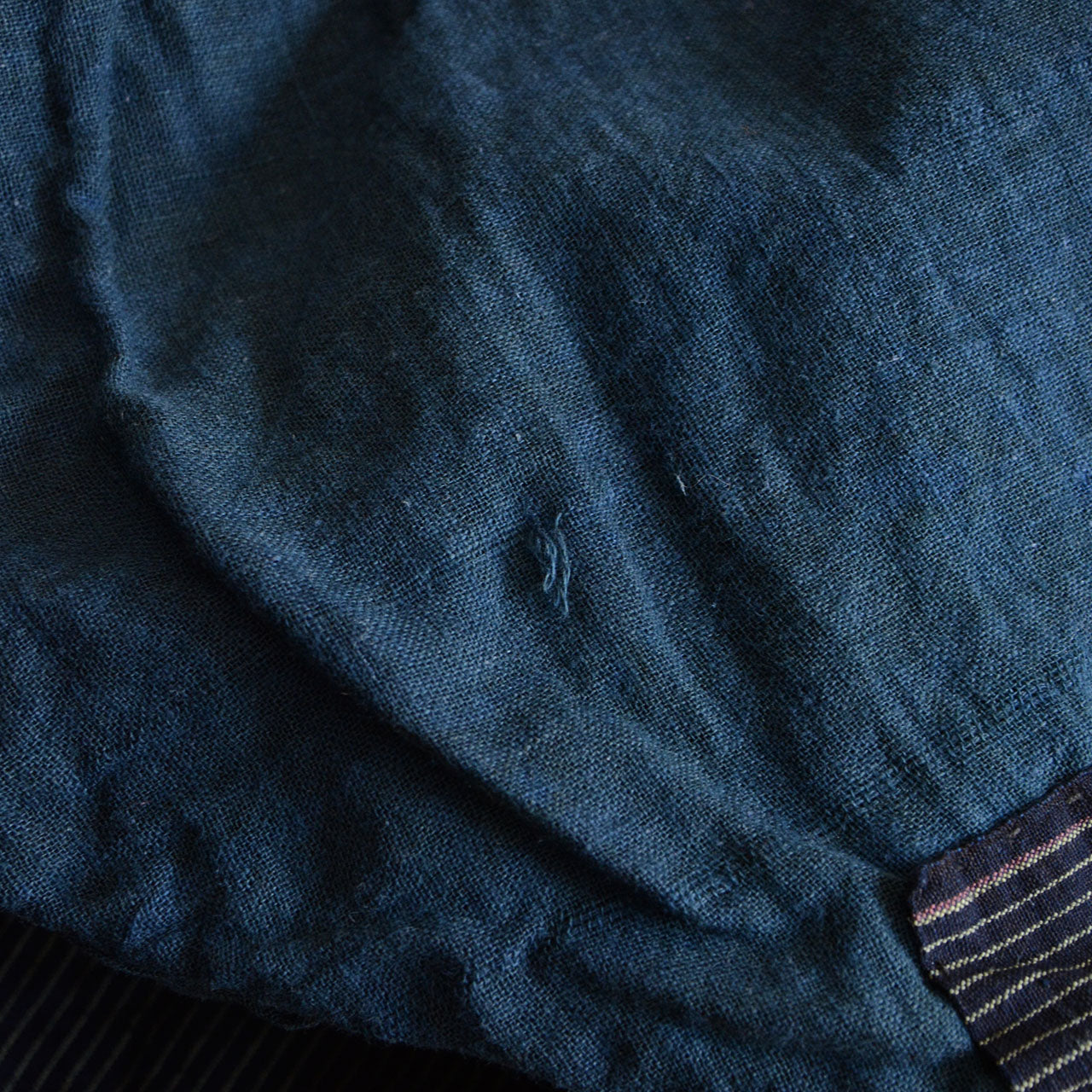 Noragi jacket in subdued indigo color