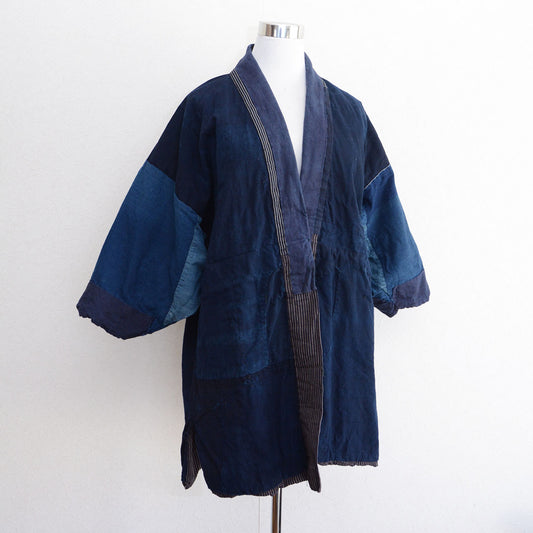 Noragi jacket showcasing vintage indigo cotton textile