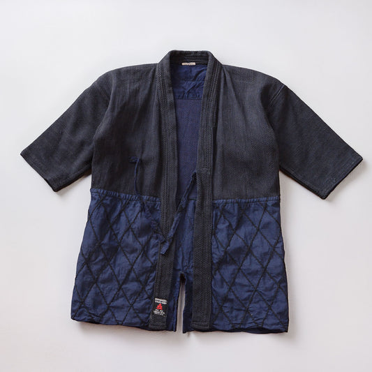 Japan vintage kendo gi, Mitsuboshi, 100% cotton, navy, Heisei era, Made in Japan