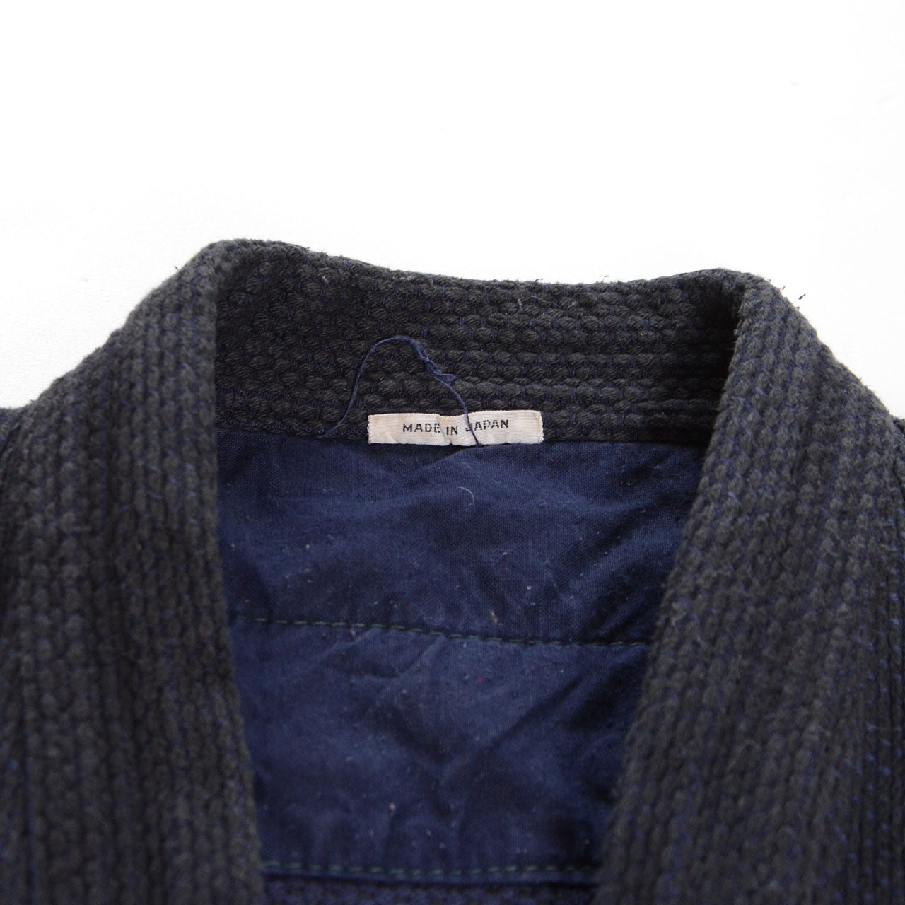 Vintage kendo dogi, Japan, 100% cotton, navy, Mitsuboshi, martial arts textile
