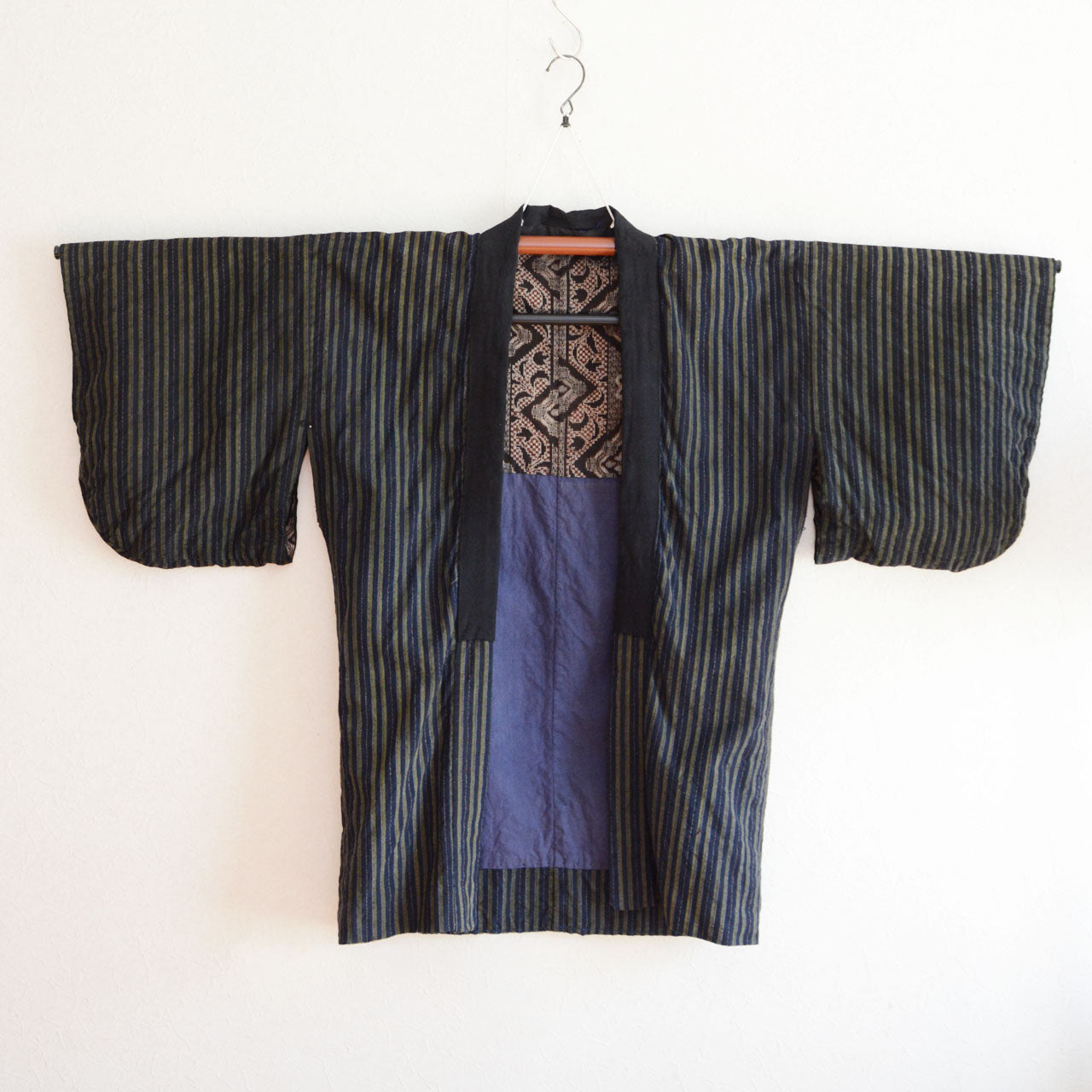 Indigo Dyed Japanese Jacket, Unique Vintage Piece