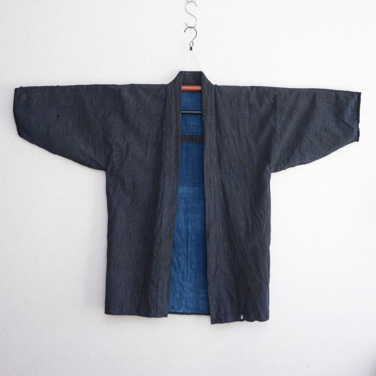 Noragi jacket showing traditional Japanese patchwork and stitching