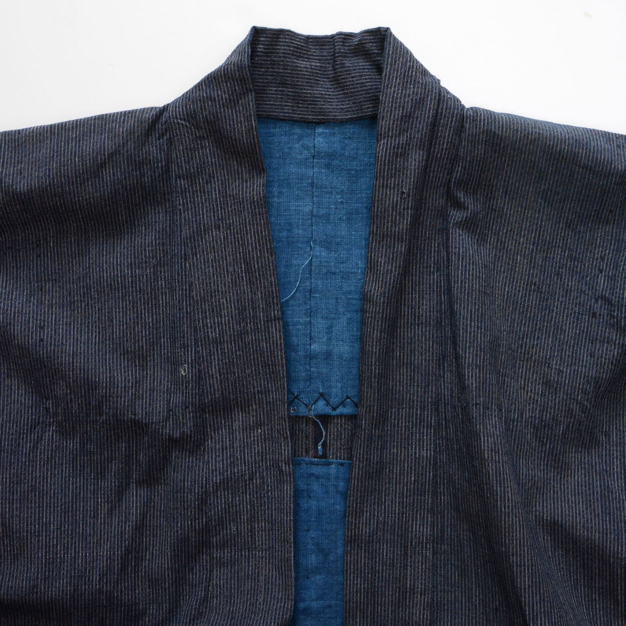 Soft aged cotton Noragi jacket with traditional design